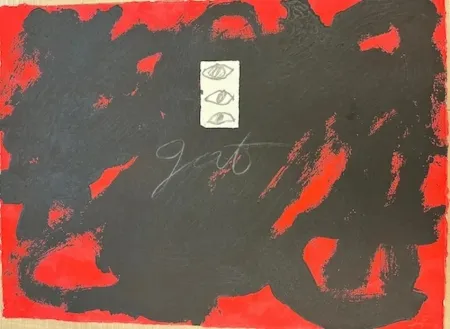 Radierung Tàpies - Gat