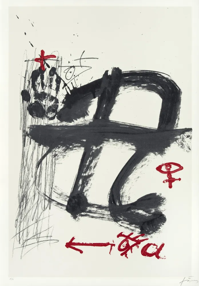 Siebdruck Tàpies - Inicials (AVL Zürich)