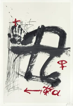 Siebdruck Tàpies - Inicials (AVL Zürich)