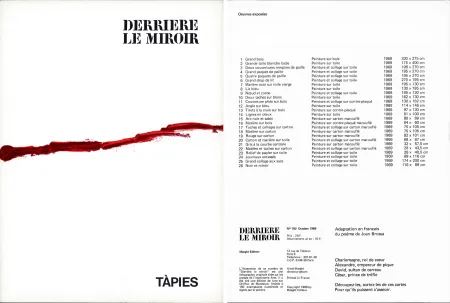 Illustriertes Buch Tàpies - Joan Brossa 