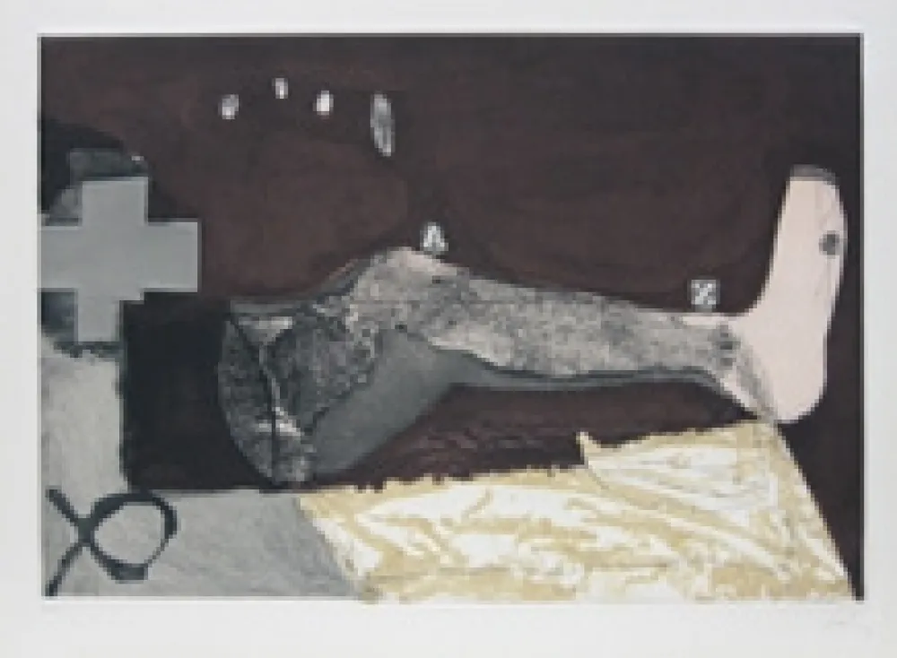 Radierung Tàpies - La Cama