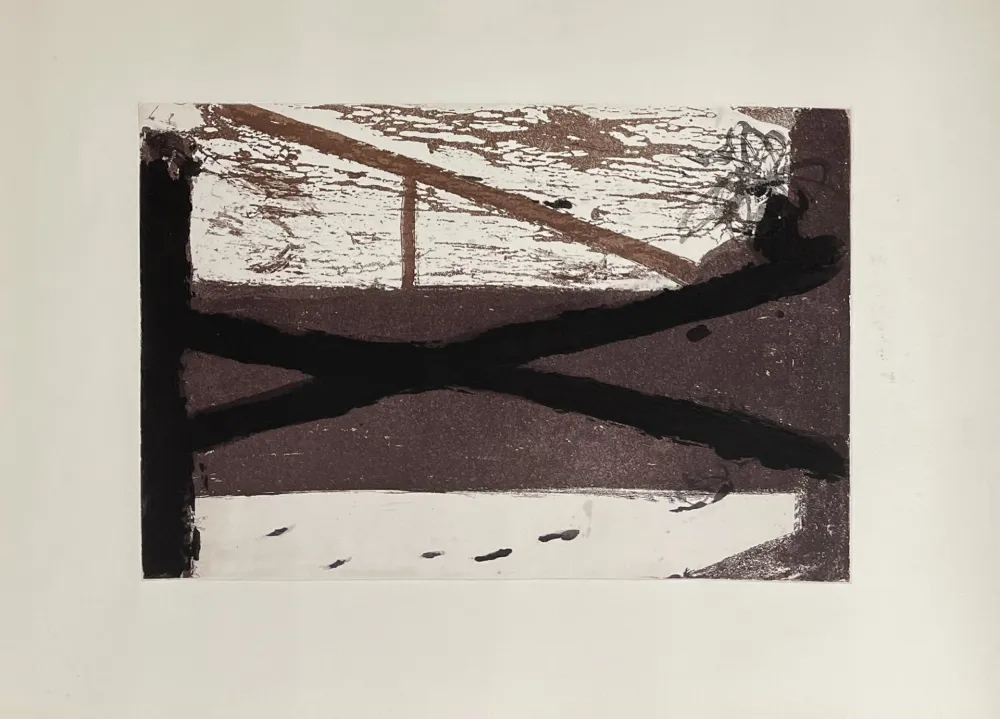 Stich Tàpies - Le lit