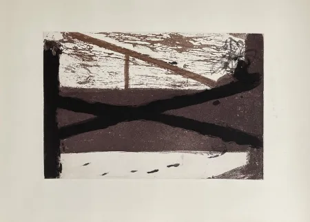 Stich Tàpies - Le lit