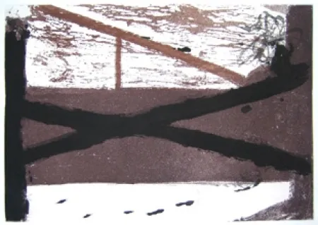 Stich Tàpies - Le lit