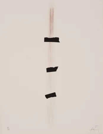 Lithographie Tàpies - 