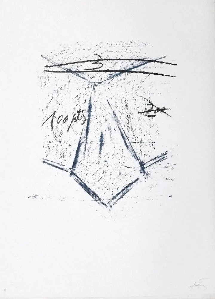 Lithographie Tàpies - LLambrec 12
