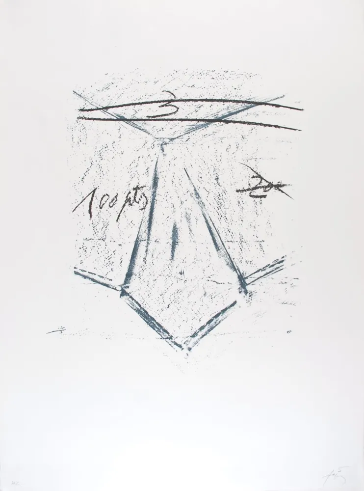 Lithographie Tàpies - Llambrec 12
