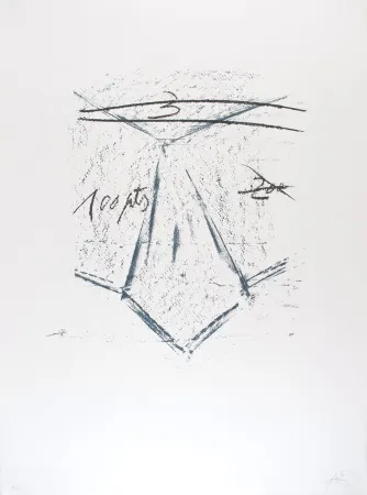Lithographie Tàpies - Llambrec 12