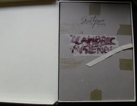 Illustriertes Buch Tàpies - Llambrec material  