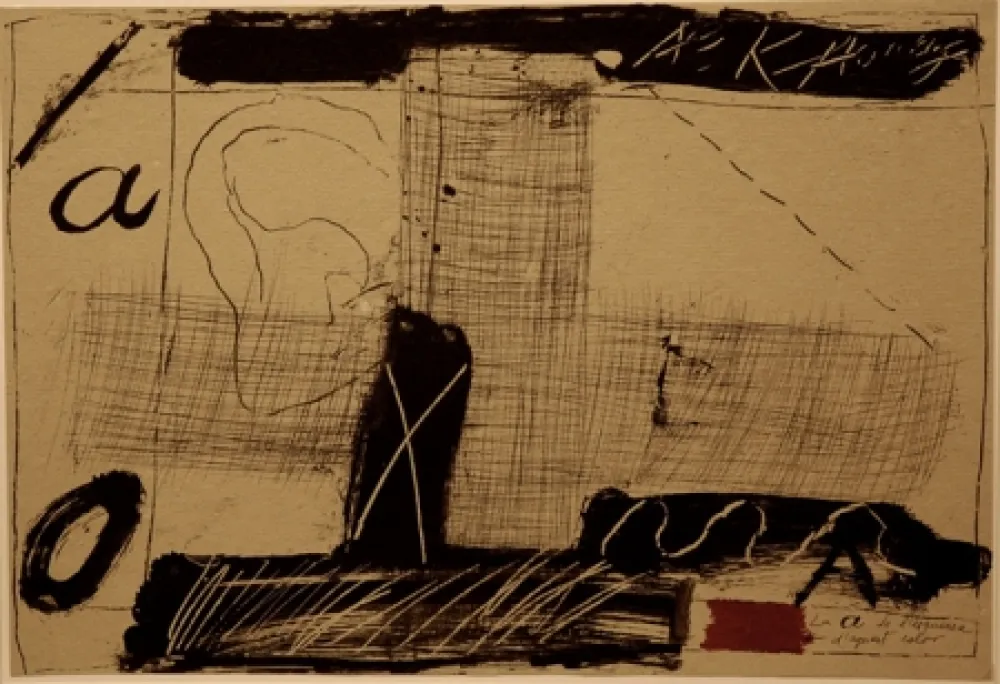 Illustriertes Buch Tàpies - Llambrec material