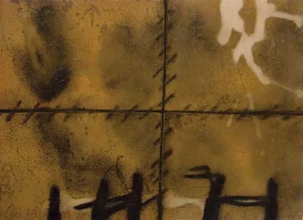 Stich Tàpies - Matière