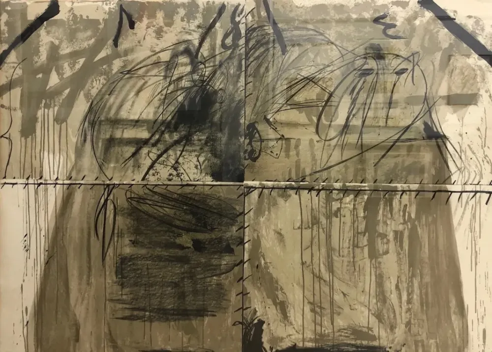 Lithographie Tàpies - Moix