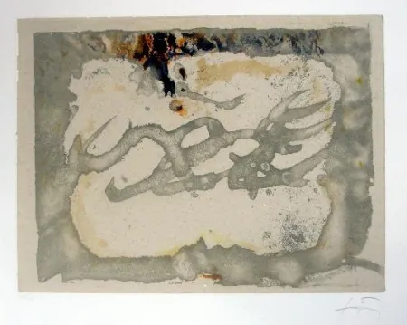 Radierung Und Aquatinta Tàpies - Muntanyes