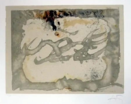 Radierung Und Aquatinta Tàpies - Muntanyes