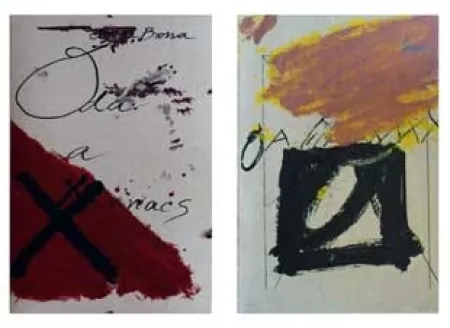 Illustriertes Buch Tàpies - Oda a Lluis Maria Xirinacs