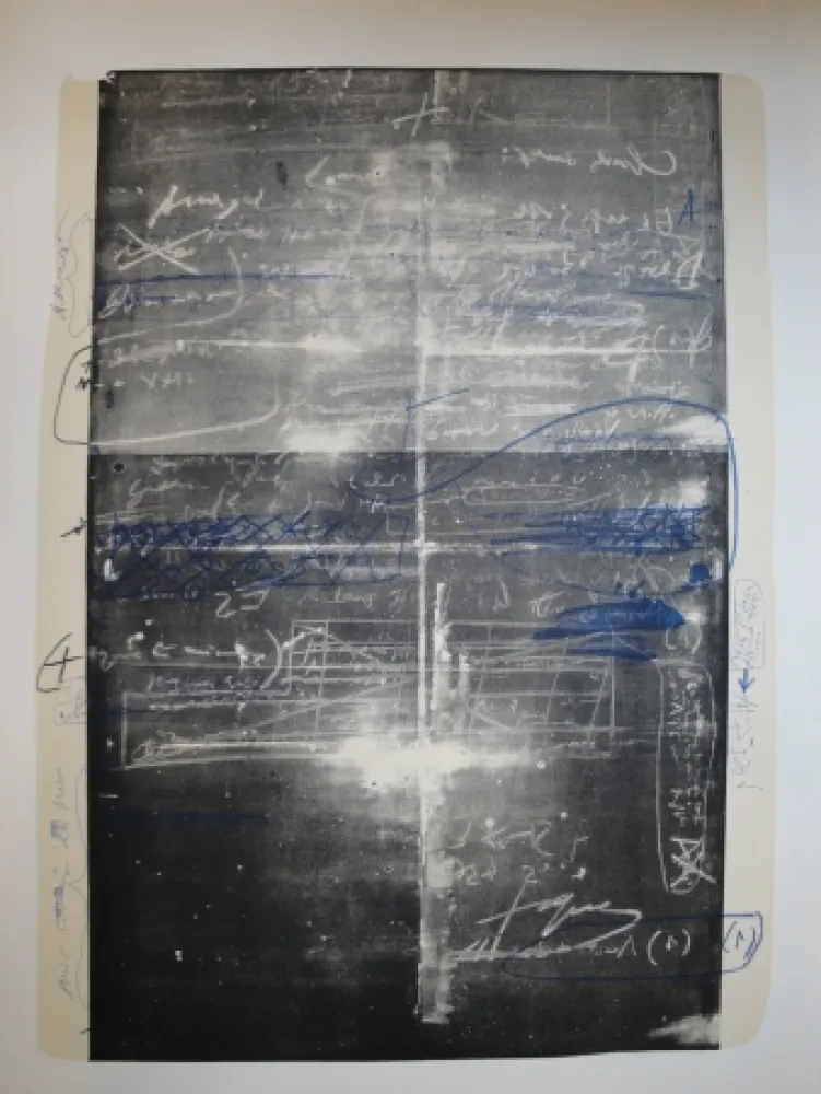 Lithographie Tàpies - Oeuvre gravé