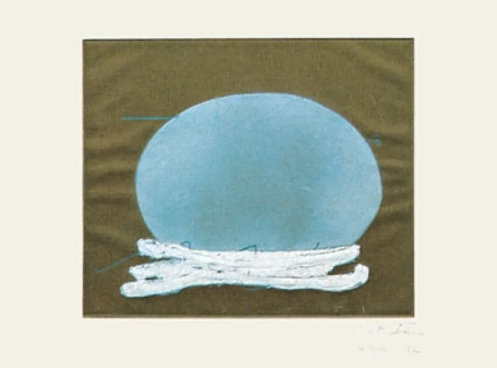 Stich Tàpies - Oval i Blanc 