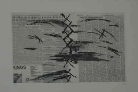 Radierung Tàpies - PAPIER JOURNAL