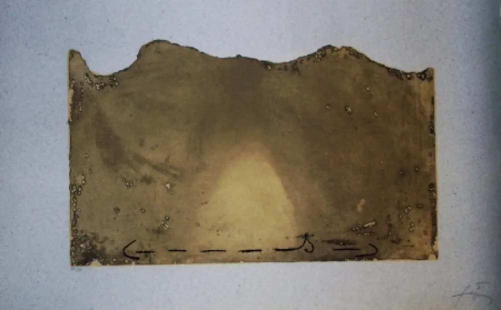 Radierung Und Aquatinta Tàpies - Petrificada petrificante