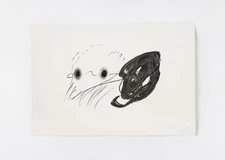 Lithographie Tàpies - Regard 
