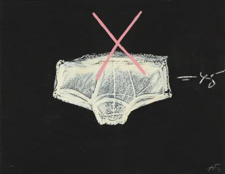 Radierung Tàpies - Roba interior (Unterwäsche) 