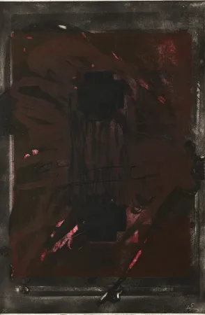 Stich Tàpies - Symétrique noir 