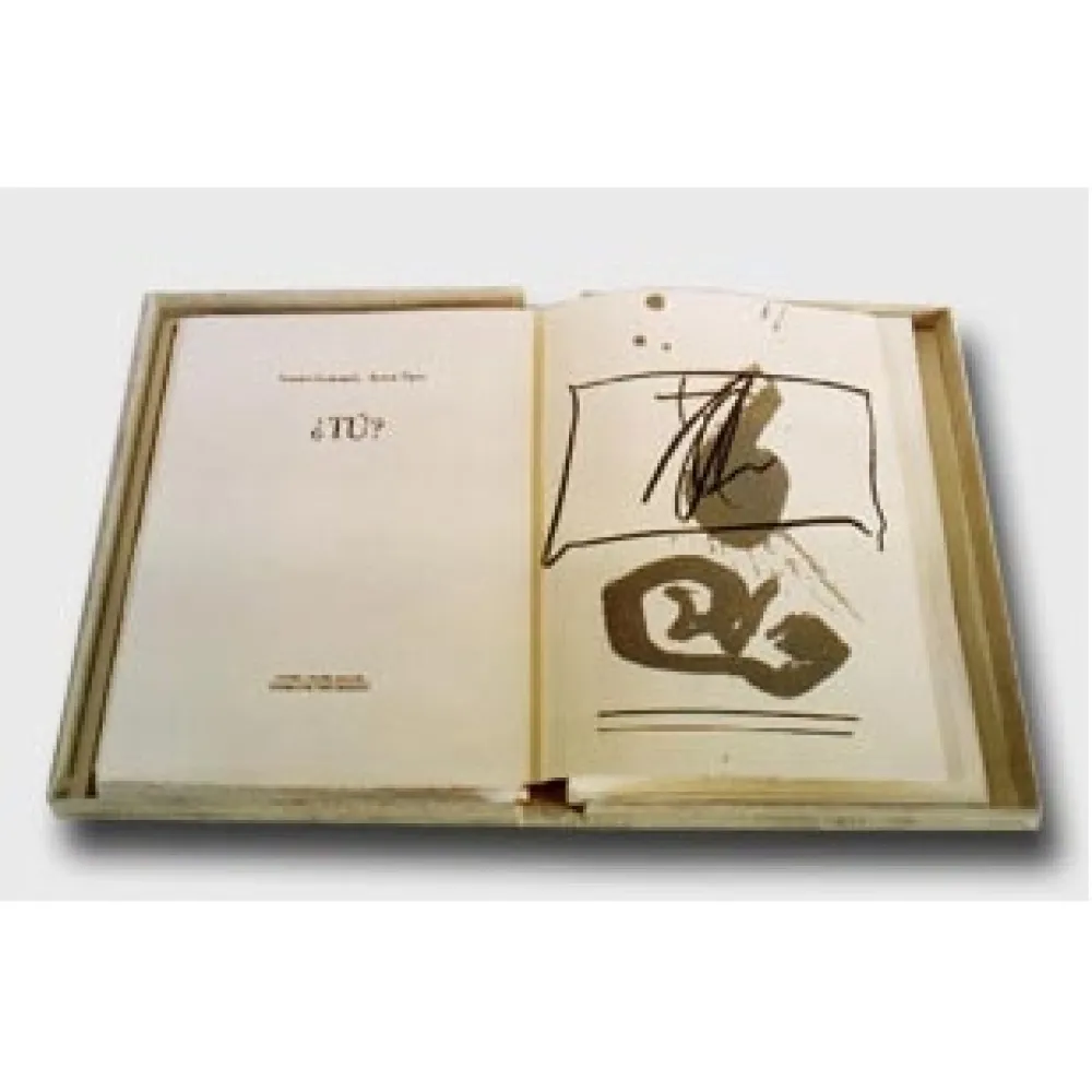 Illustriertes Buch Tàpies - ¿tu?