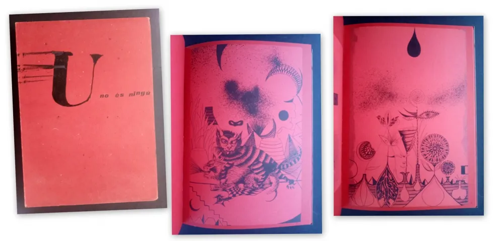 Illustriertes Buch Tàpies - U no es Ningú - Brossa -Tàpies