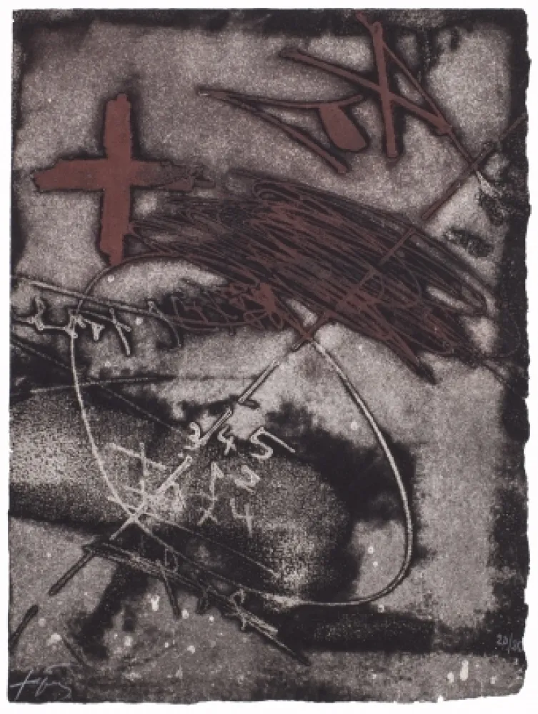 Stich Tàpies - Untitled