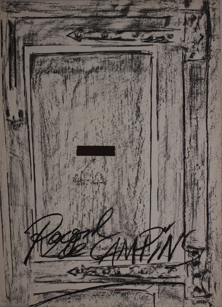 Lithographie Tàpies - Untitled from 'Berlin Suite' portfolio