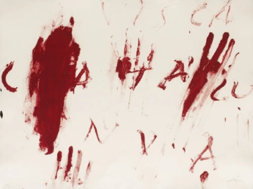 Stich Tàpies - Visca Catalunya	