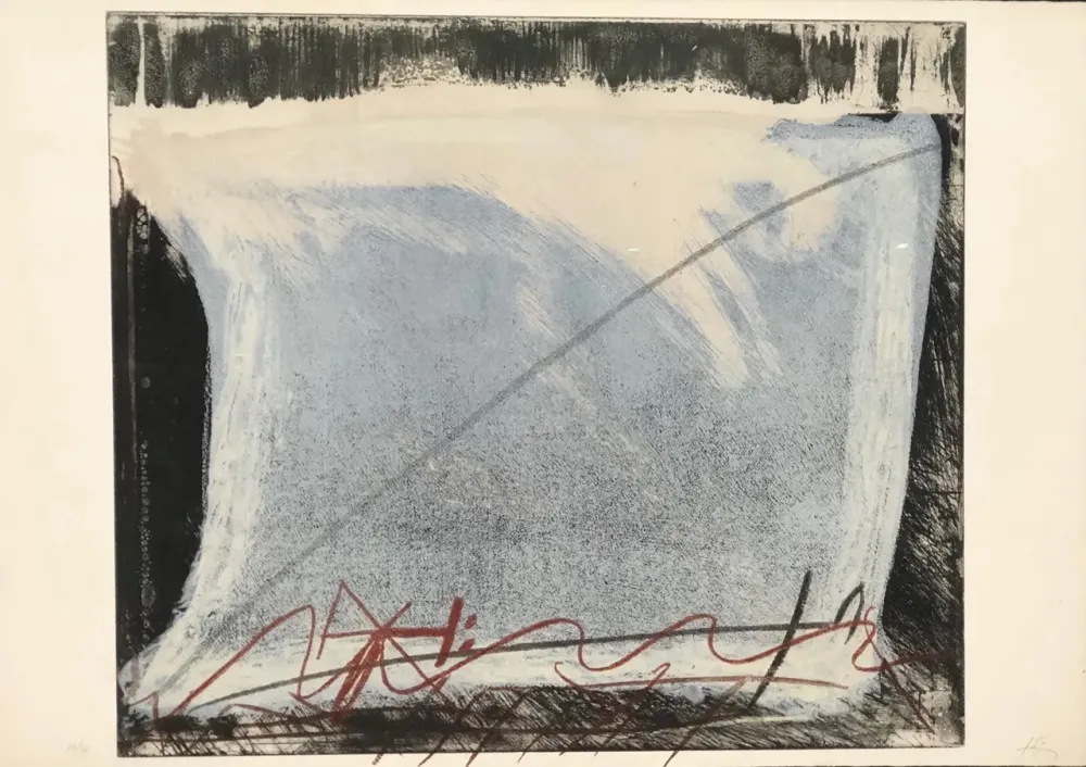 Radierung Tàpies - Voilé