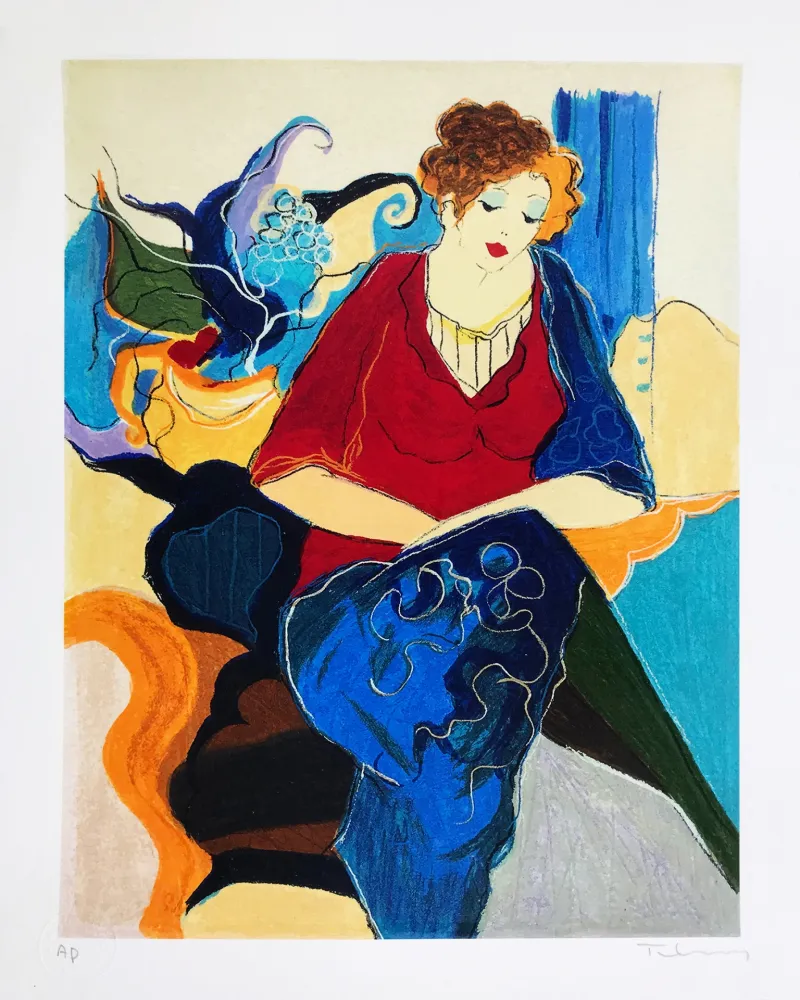 Siebdruck Tarkay - GRACE III