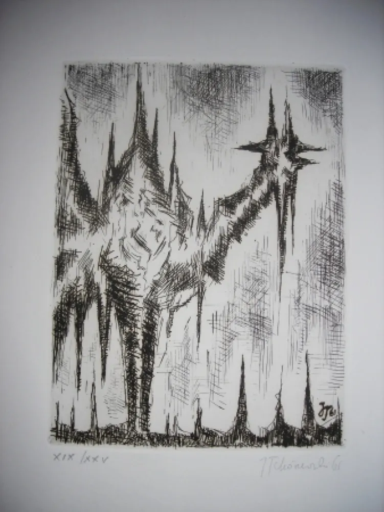 Radierung Tchorzewski - The international avant garde 4