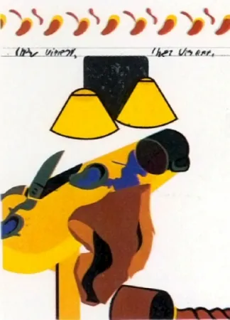 Lithographie Telemaque - L'oreille de Van Gogh