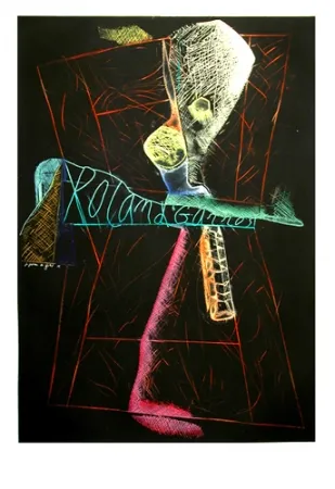 Radierung Und Aquatinta Telemaque - Roland Garros III