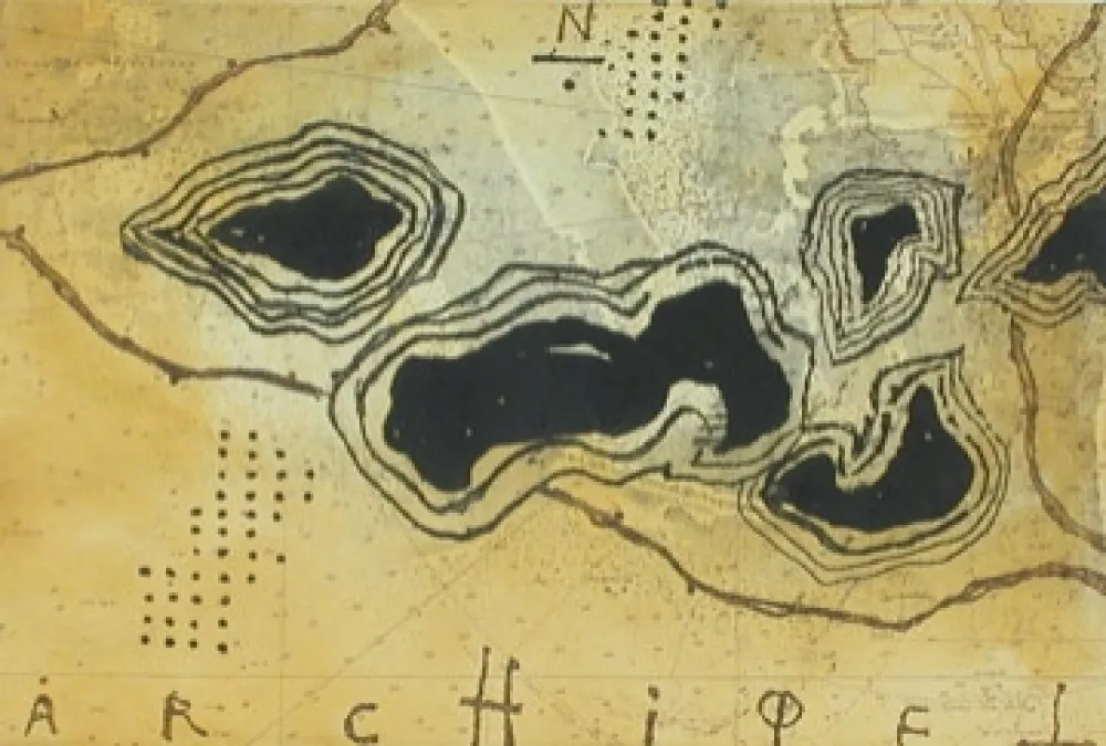 Radierung Und Aquatinta Texier - Archipel