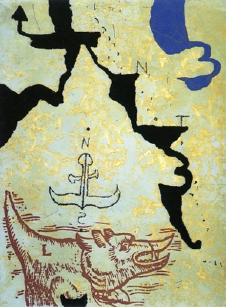 Radierung Und Aquatinta Texier - Nord contre Sud