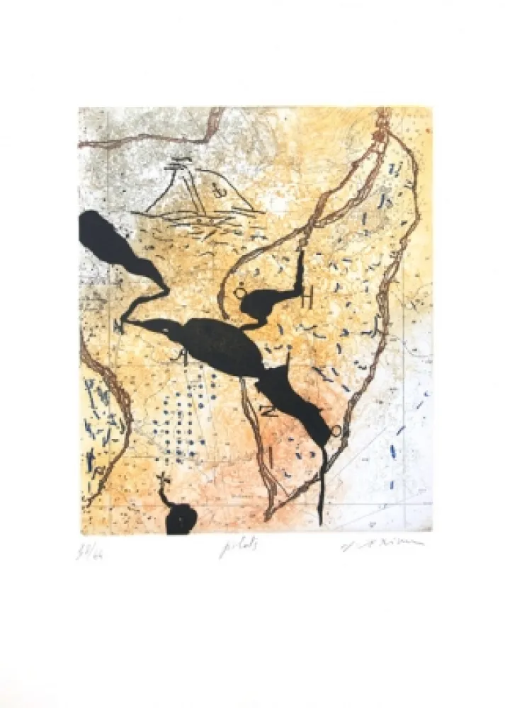 Radierung Und Aquatinta Texier - Pilots