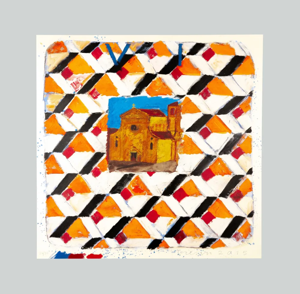 Siebdruck Tilson - The Stones of Venice. San Zan Degolà