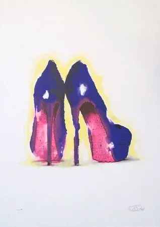 Siebdruck Tilt - Heels (Purple)