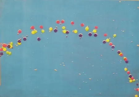 Lithographie Ting - Lune danse