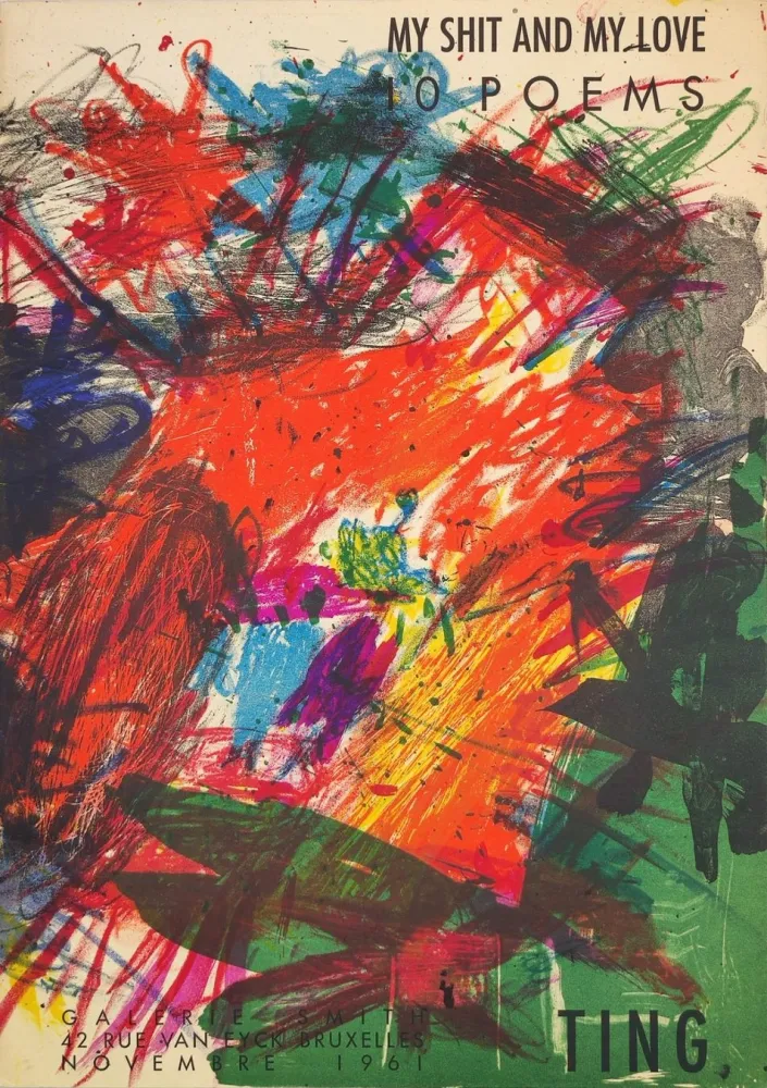 Illustriertes Buch Ting - My Shit and my love. 10 Poems. 