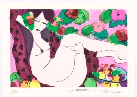 Lithographie Ting - Spotted blanket 