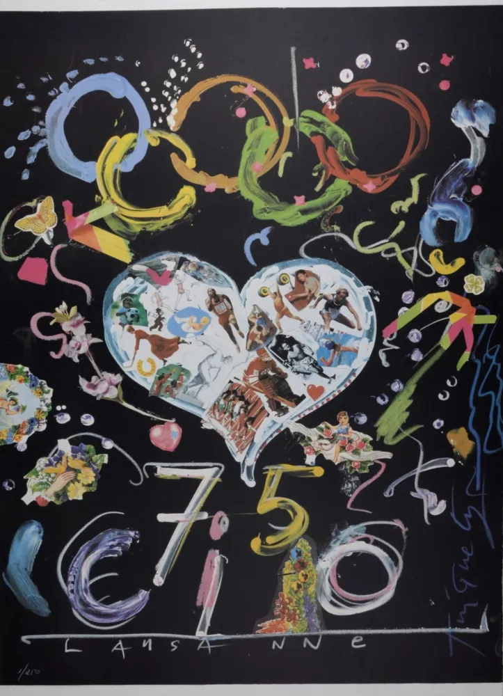 Lithographie Tinguely - Composition