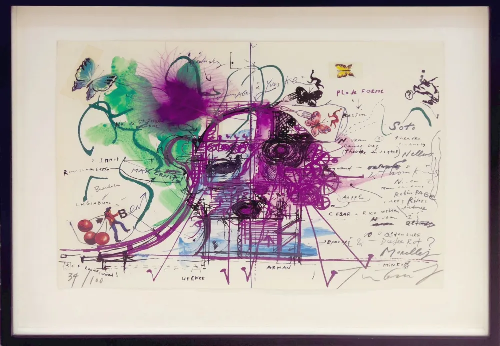 Multiple Tinguely - Le Monstre dans la forêt (Hommage à Yves Klein) 