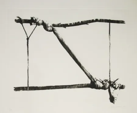 Radierung Und Aquatinta Titus-Carmel - Agrès 1