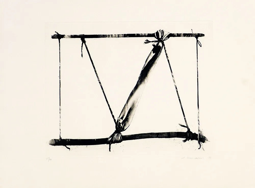 Aquatinta Titus Carmel - Agrès