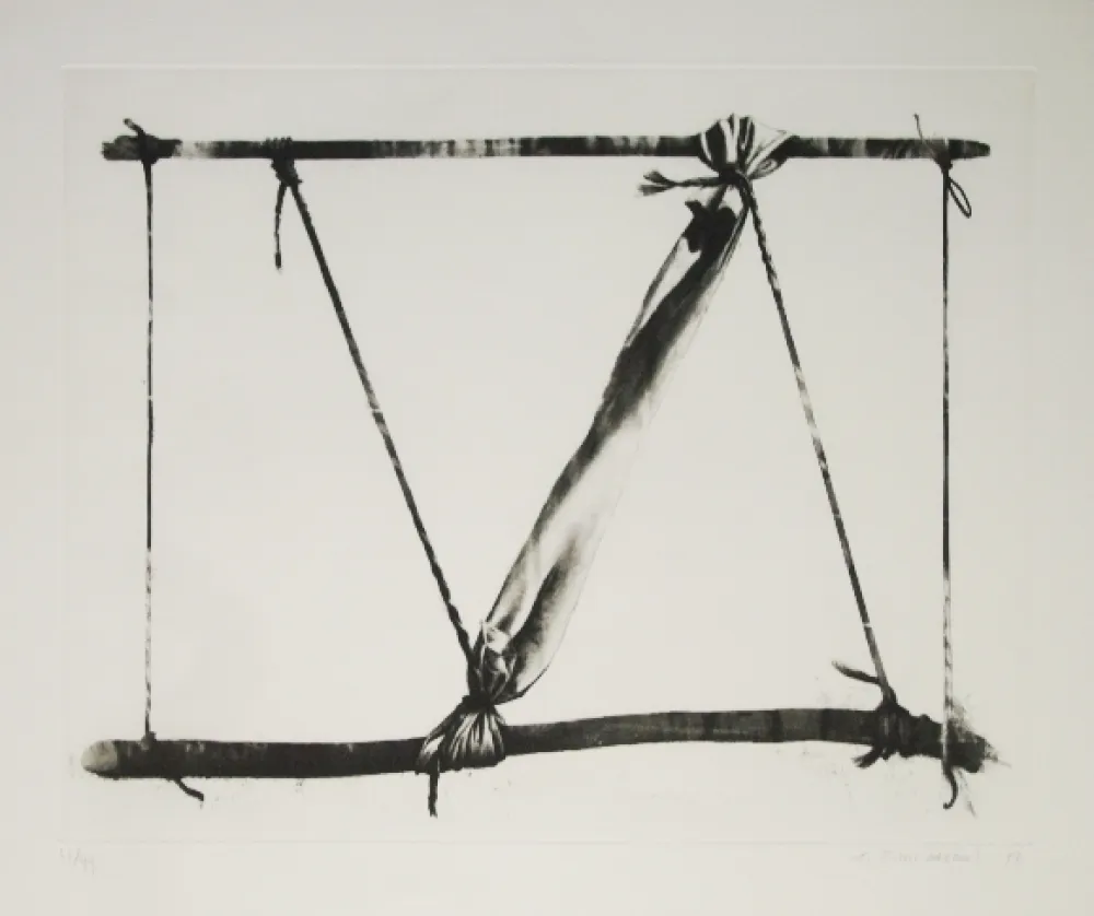 Radierung Und Aquatinta Titus-Carmel - Agrès 2