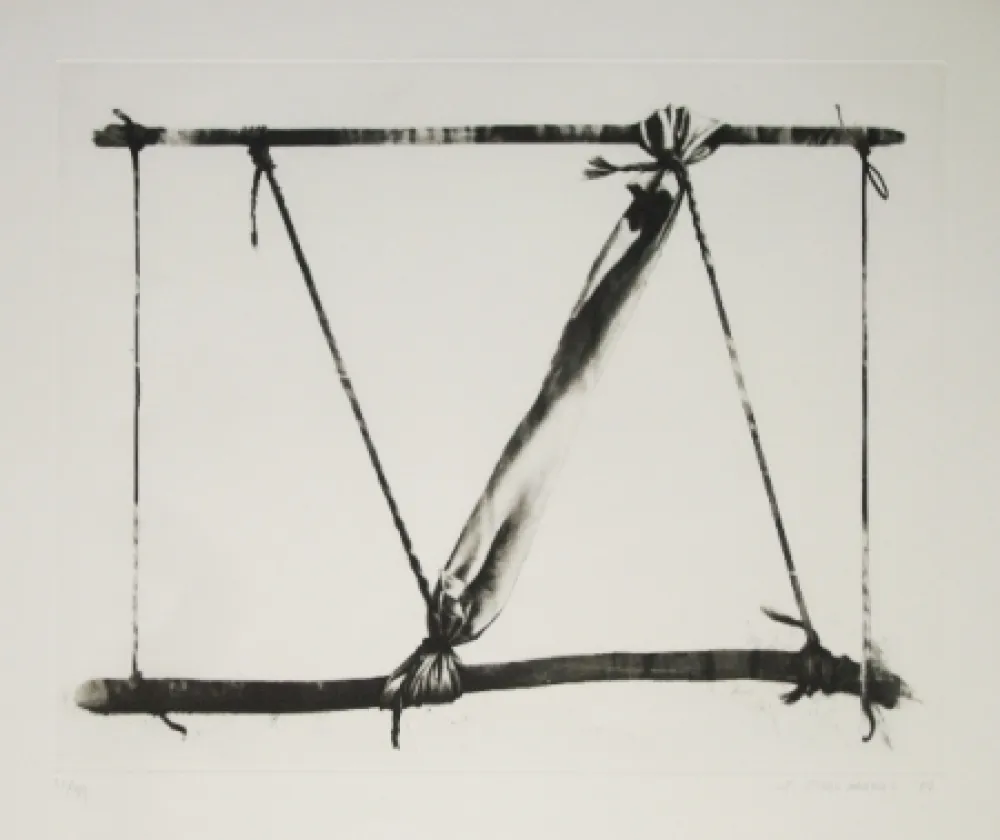 Radierung Und Aquatinta Titus Carmel - Agrès 2